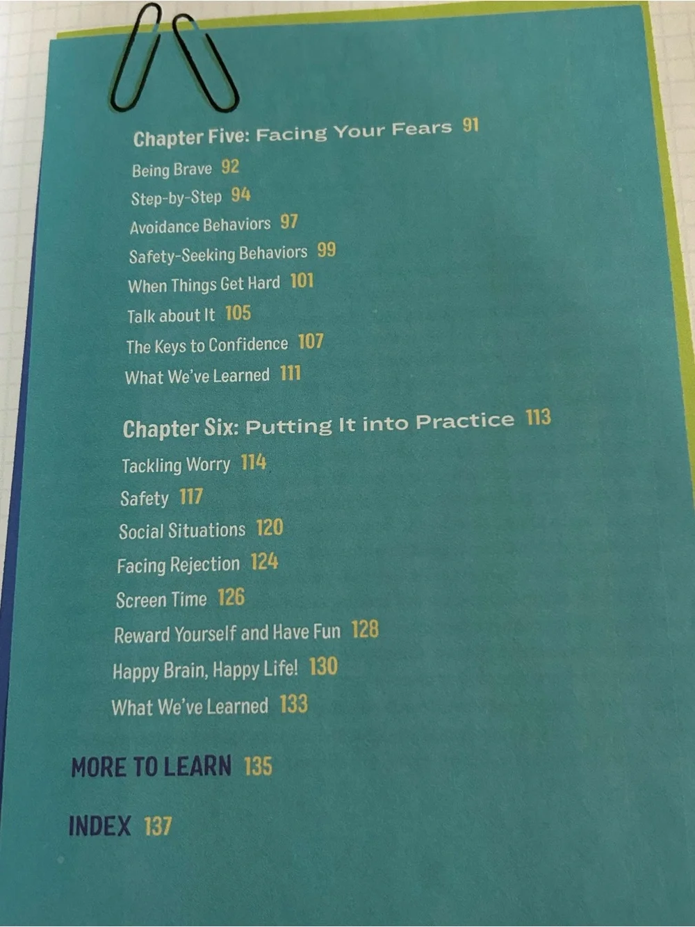 Worry Workbook for Kids ages 8-12